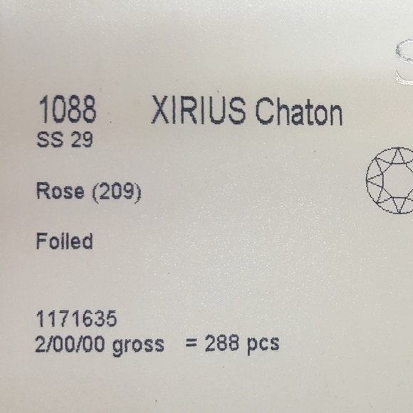 Silver Studs 925 6mm SWAROVSKI® Elements Rose Cr. - Picture 5 of 6